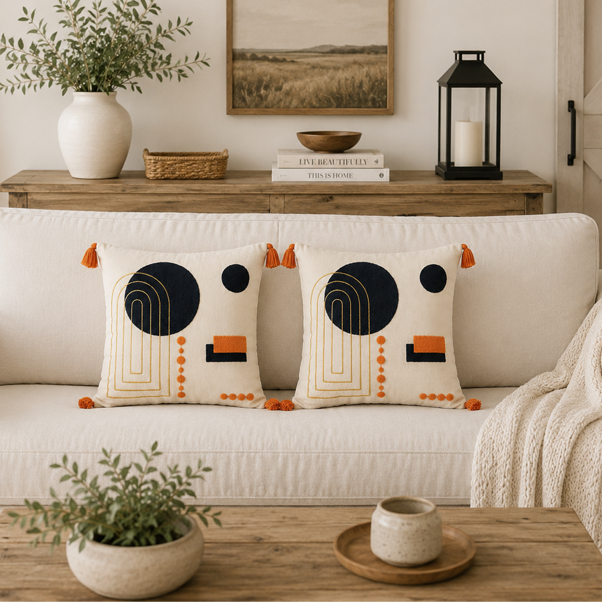 Midnight Arch Cushion Cover
