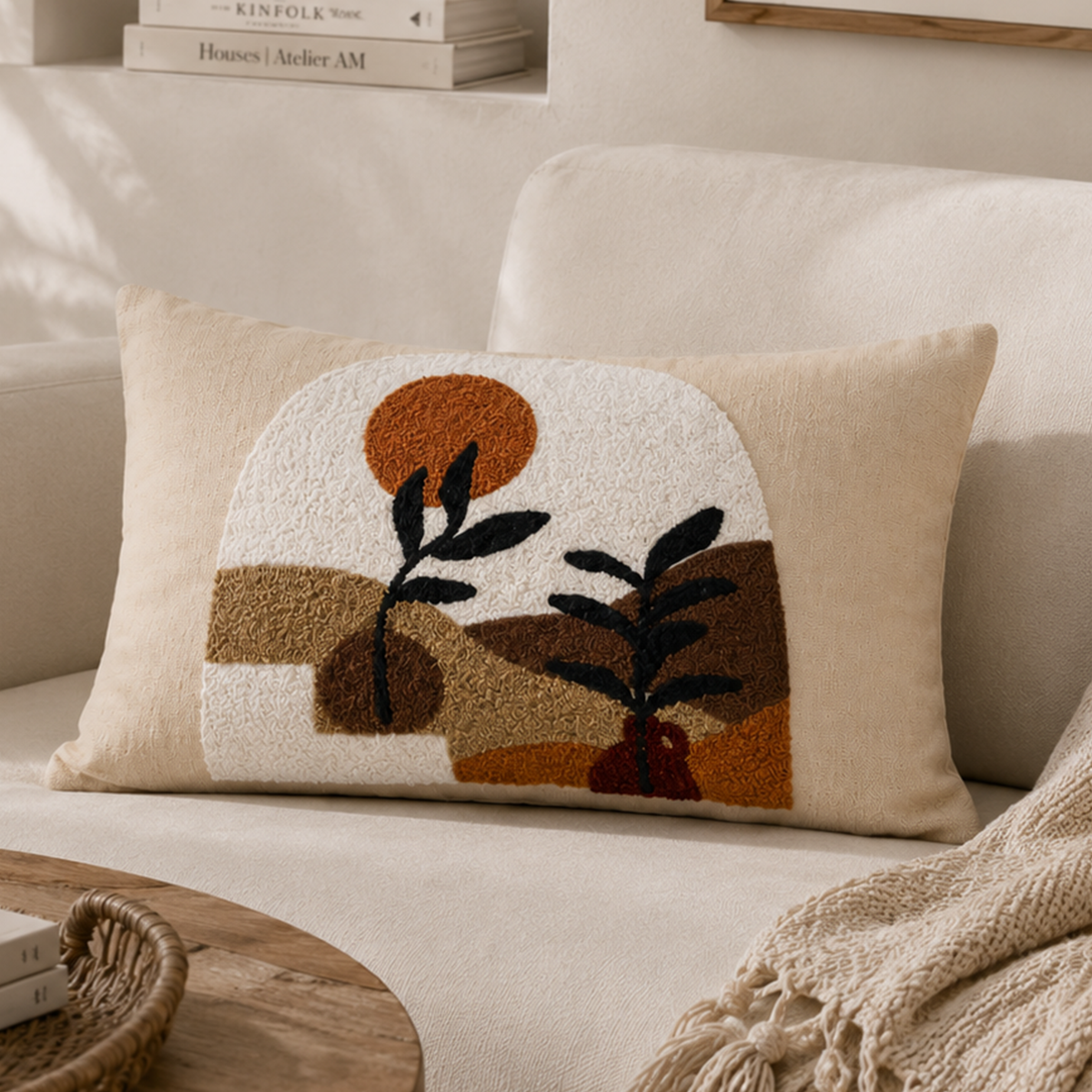 Sunset Valley Lumbar Cushion Cover