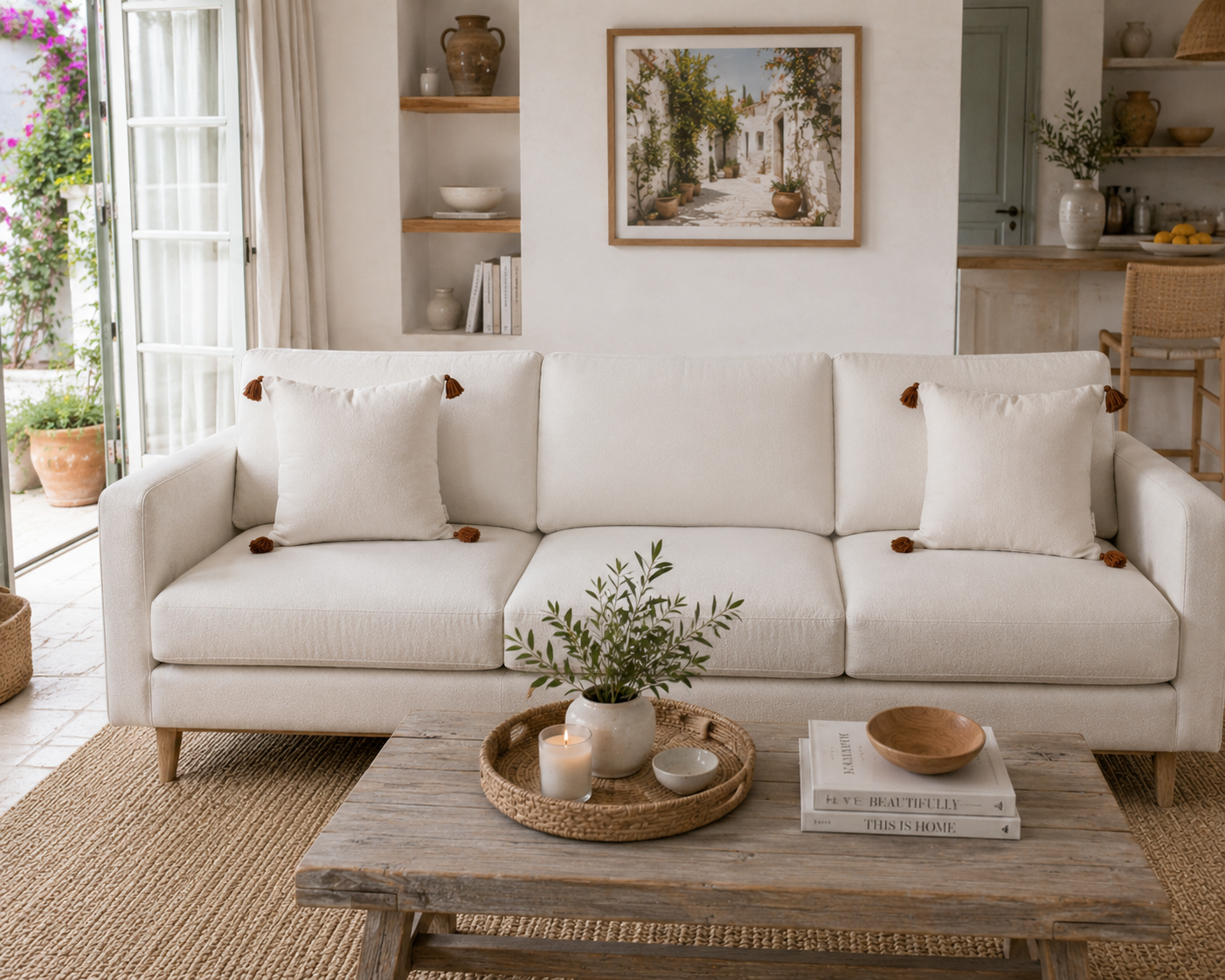 Cocoa Tassel Cushion Cover