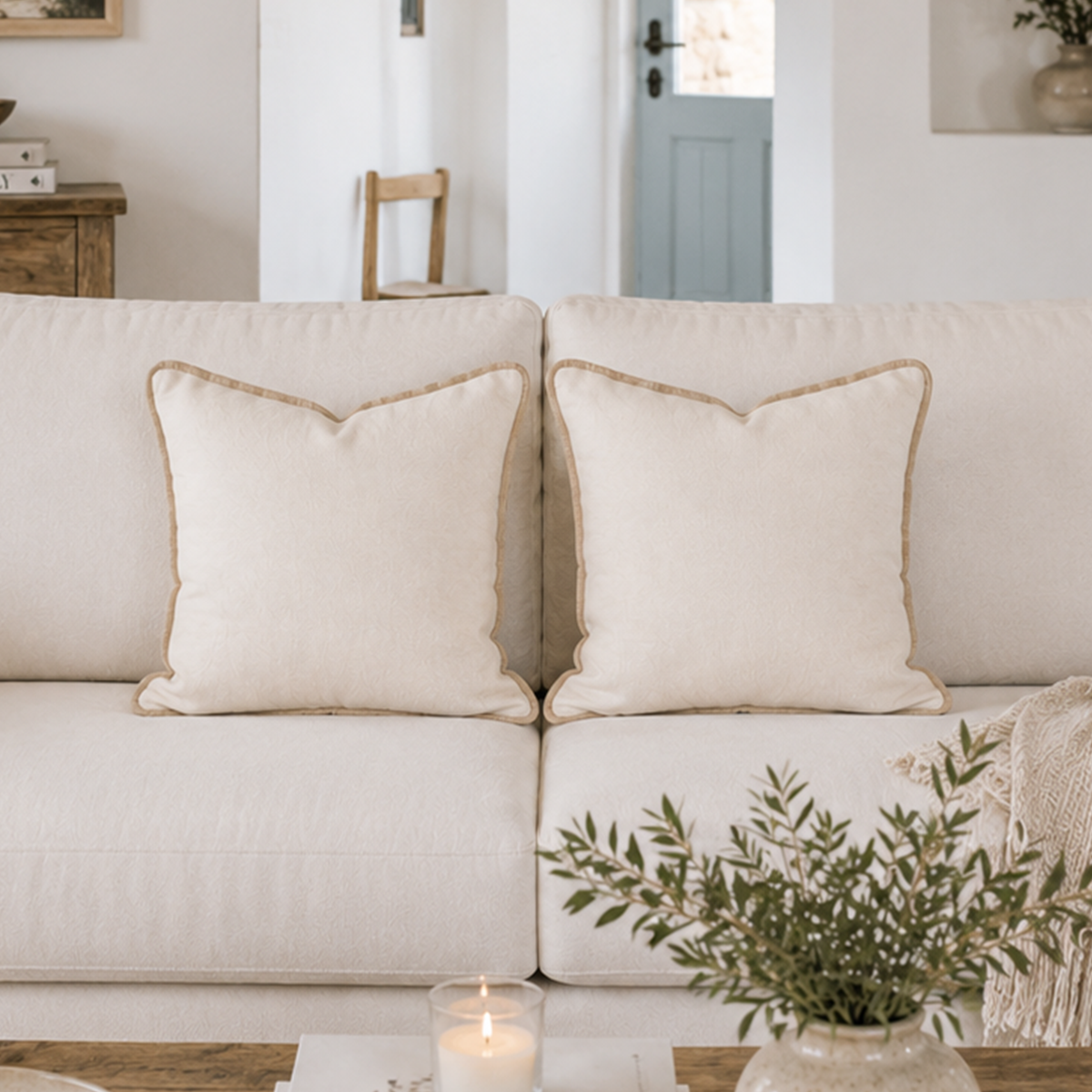 Copper Edge Pillow Cover