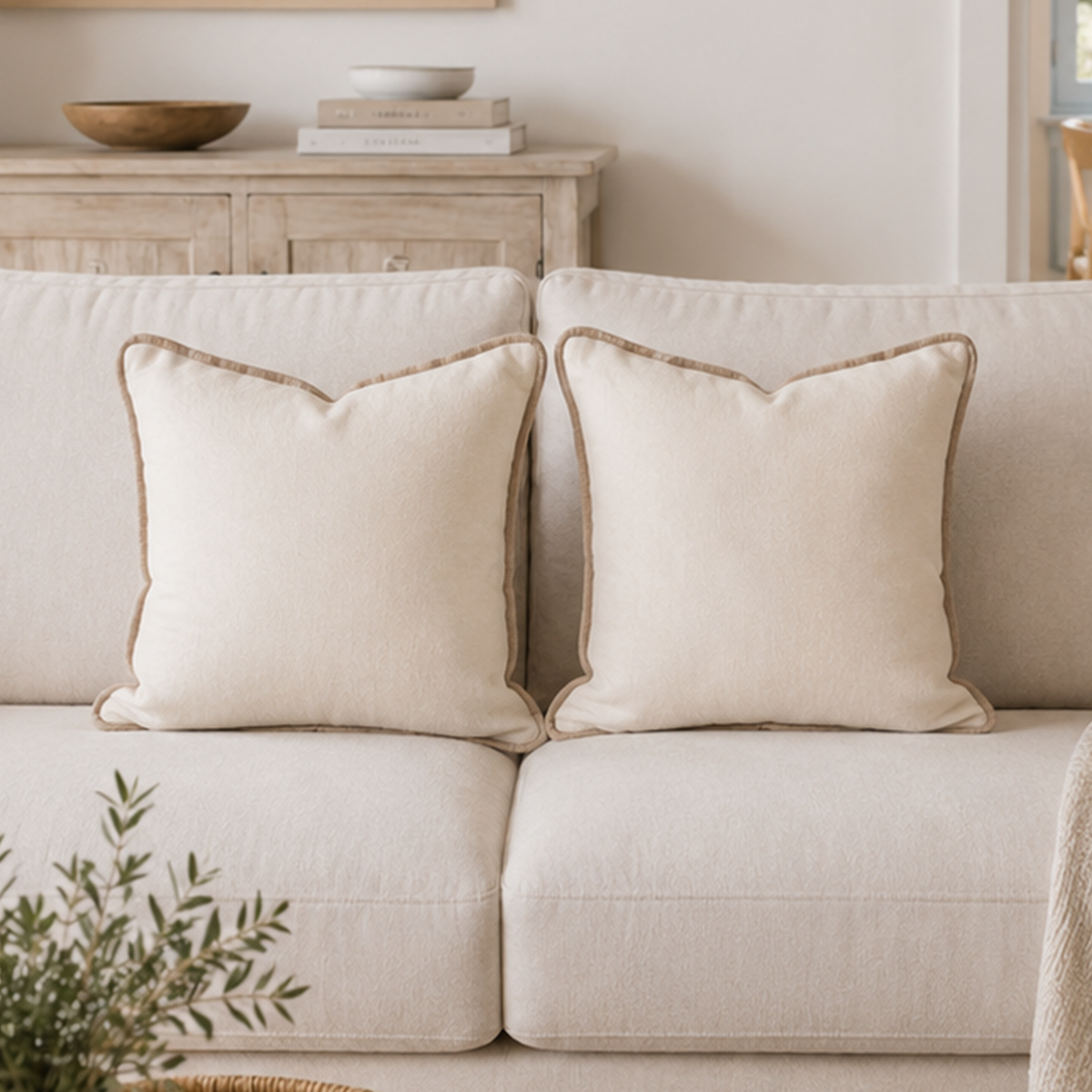Copper Edge Pillow Cover