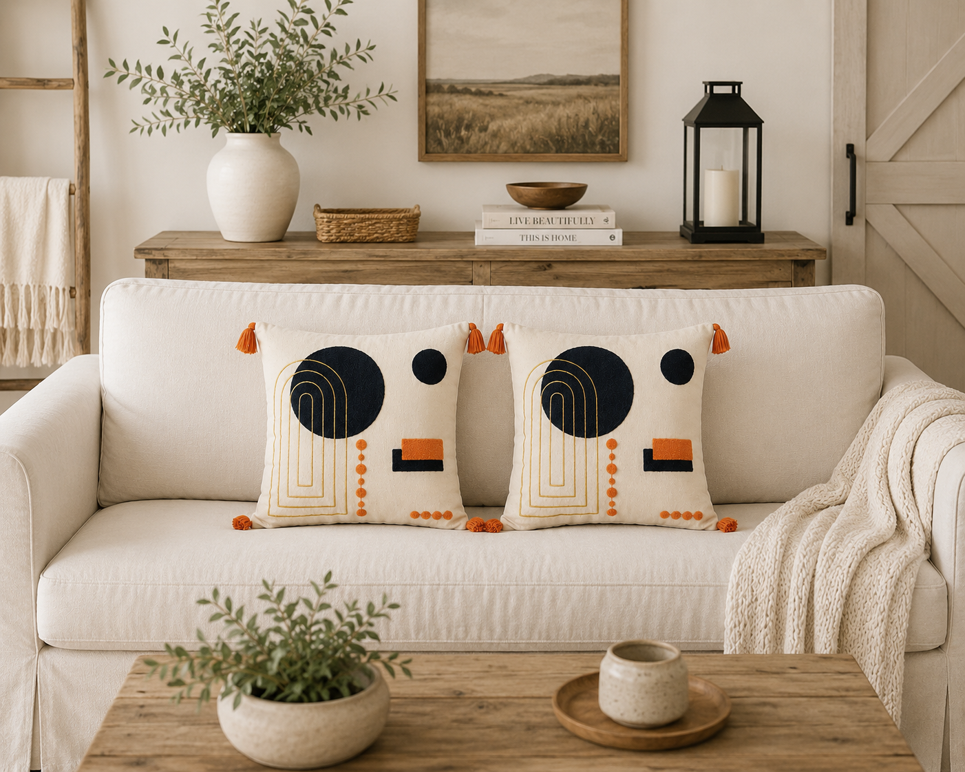 Midnight Arch Cushion Cover