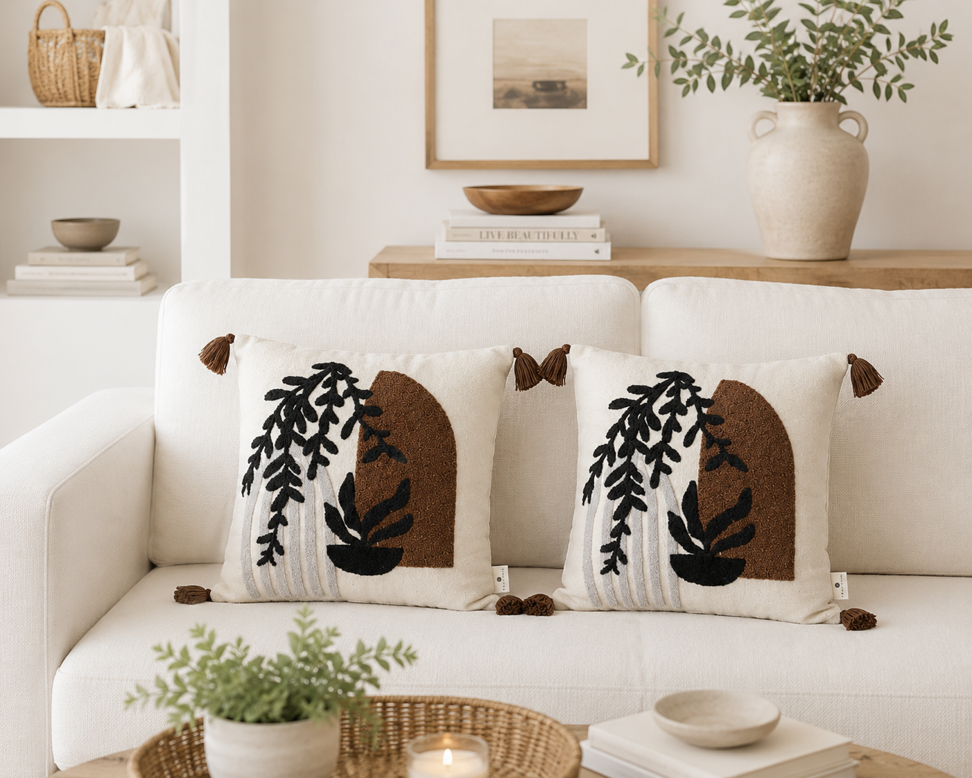 Noir Arch Cushion Cover
