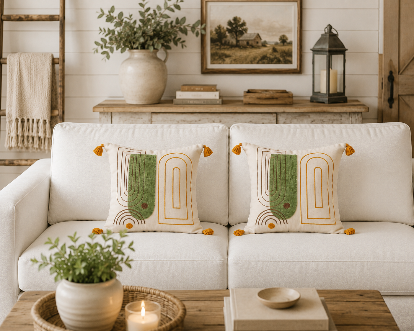 Sage Arch Cushion Cover