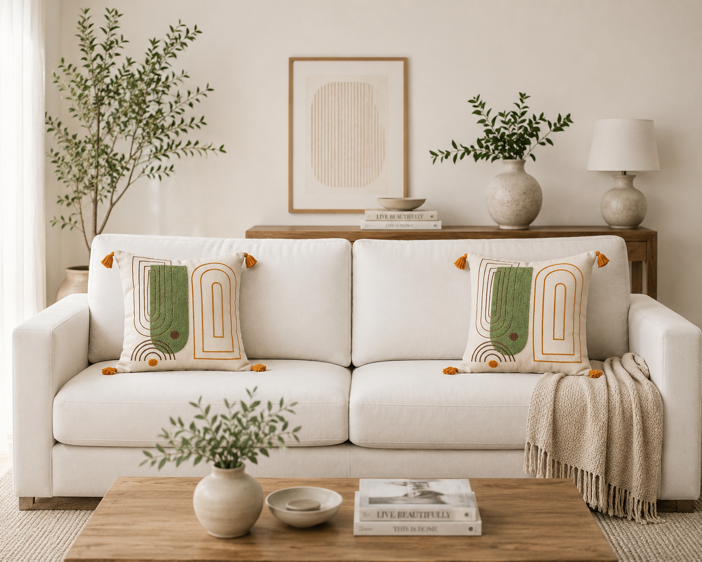 Sage Arch Cushion Cover