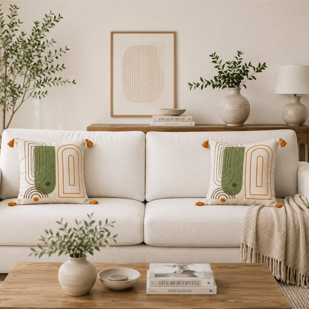 Sage Arch Cushion Cover