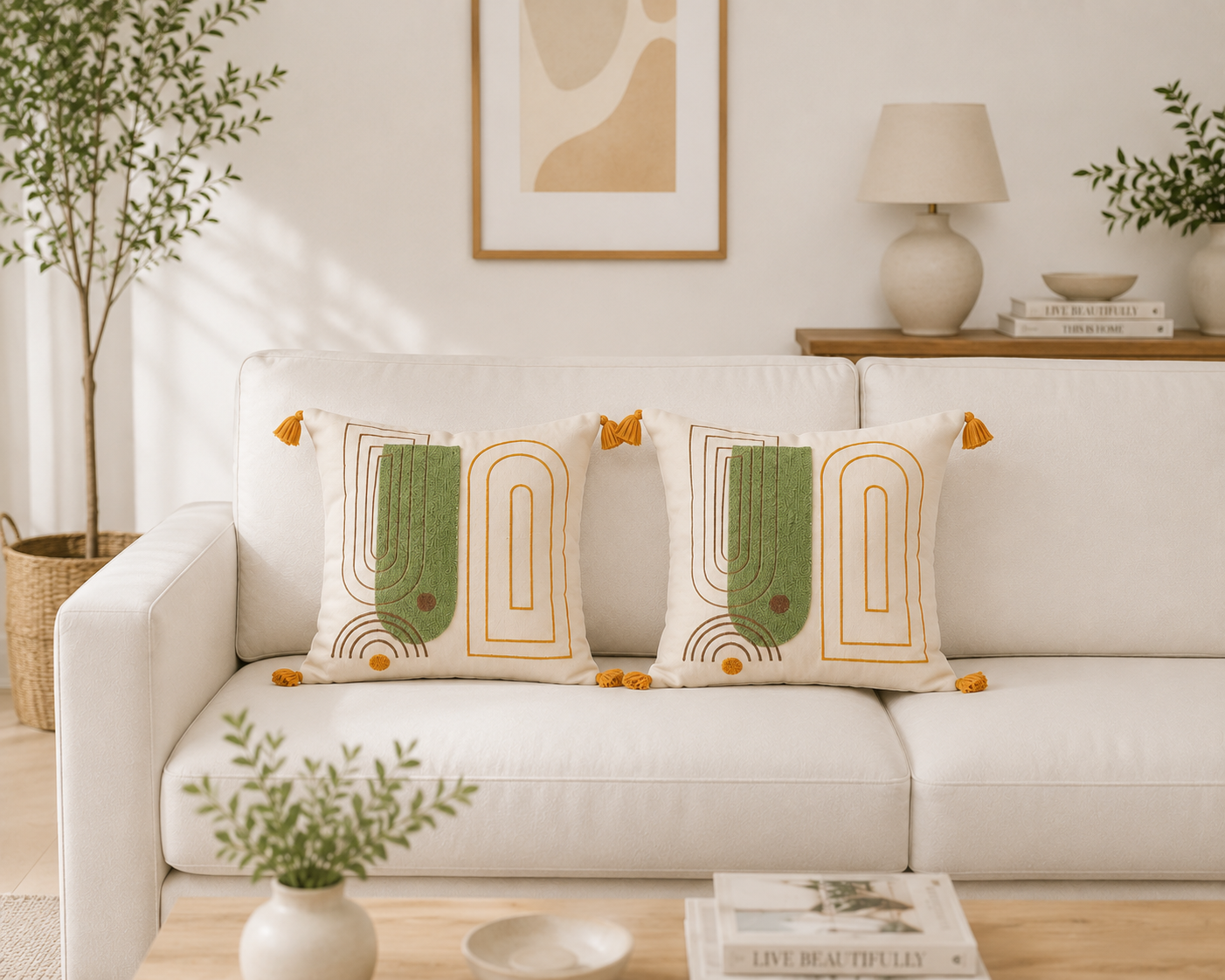 Sage Arch Cushion Cover