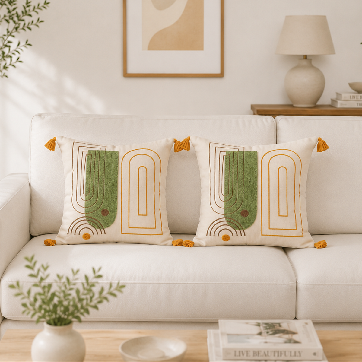Sage Arch Cushion Cover