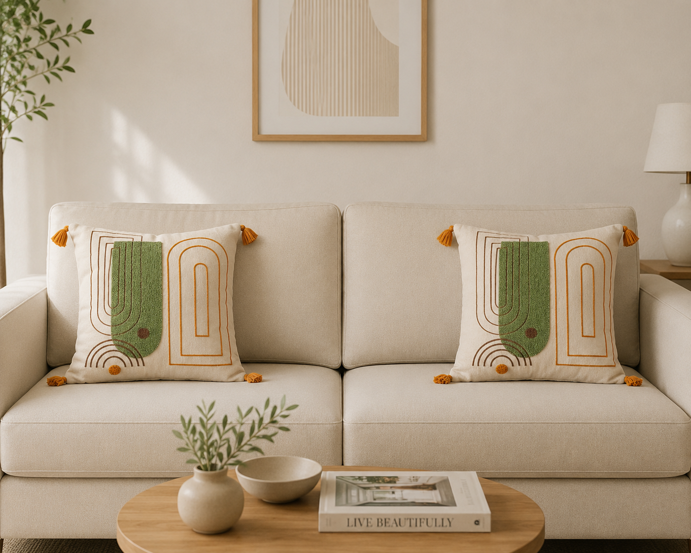 Sage Arch Cushion Cover