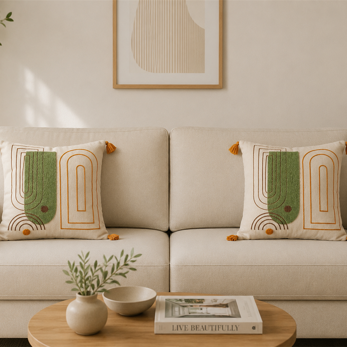 Sage Arch Cushion Cover