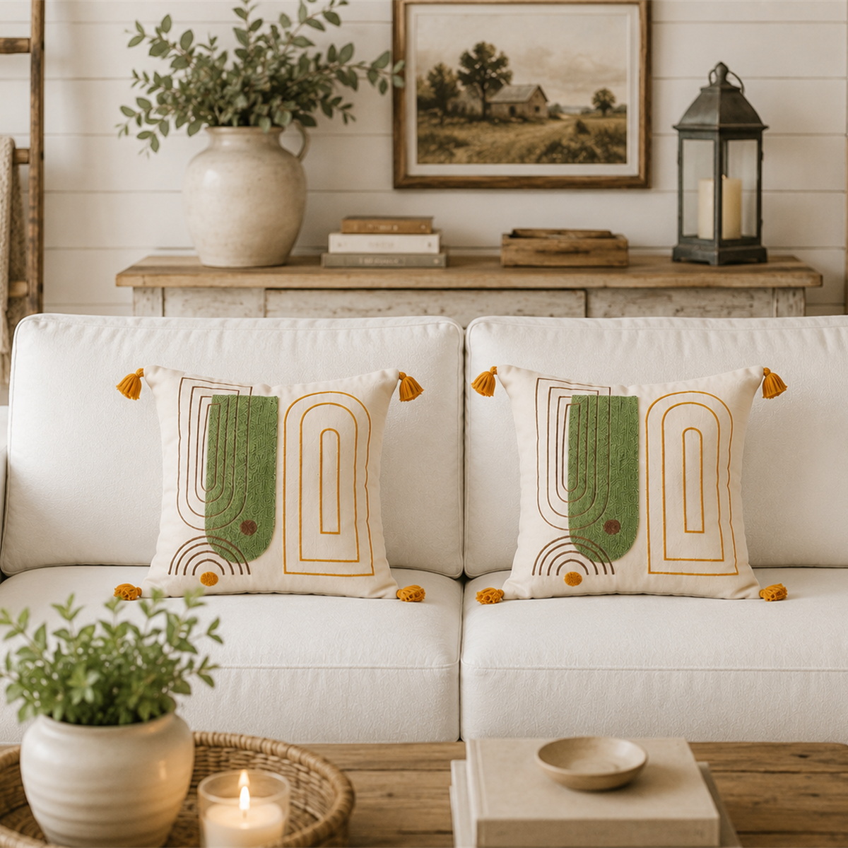 Sage Arch Cushion Cover