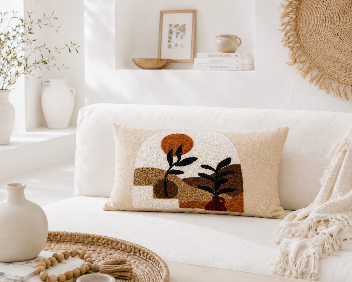 Sunset Valley Lumbar Cushion Cover