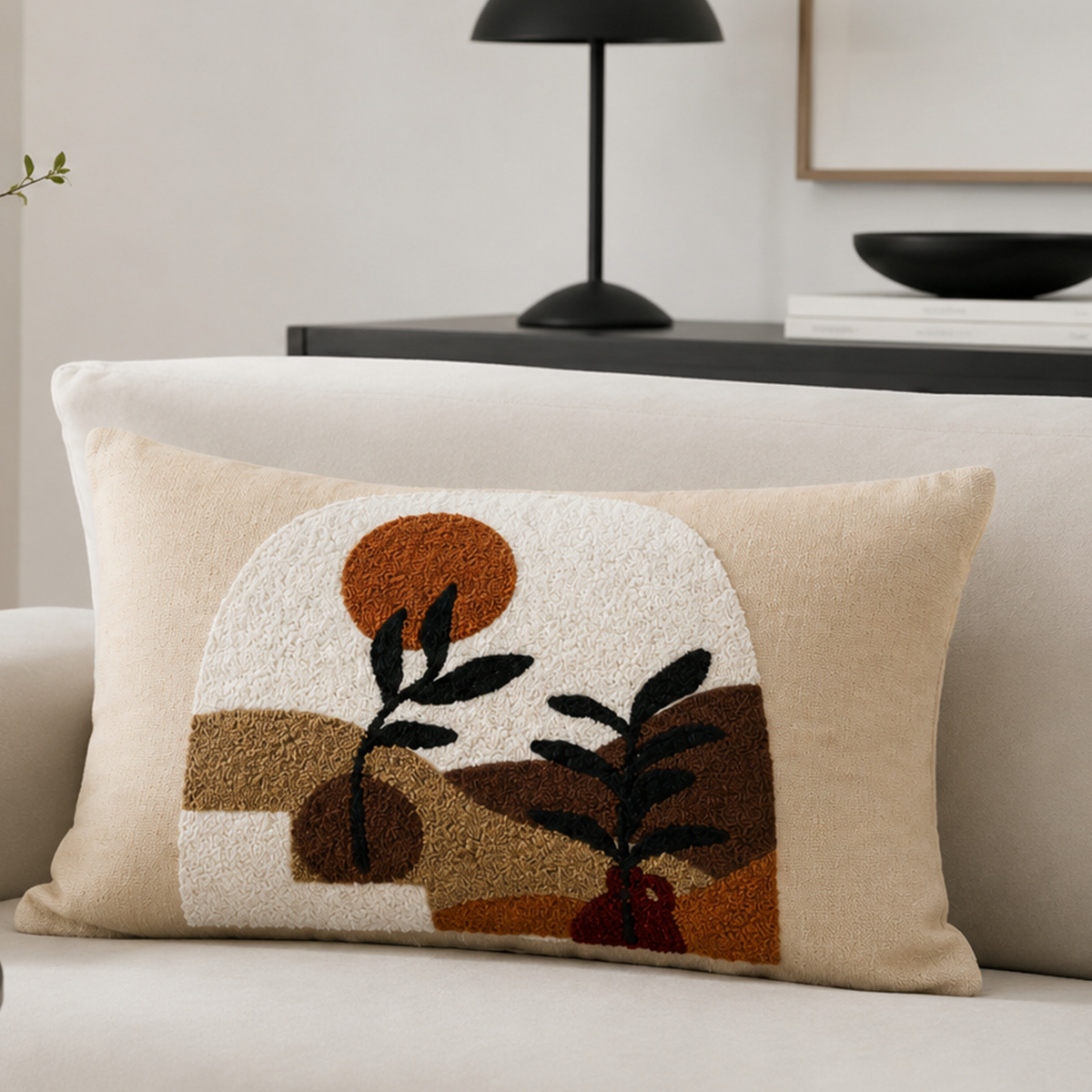 Sunset Valley Lumbar Cushion Cover