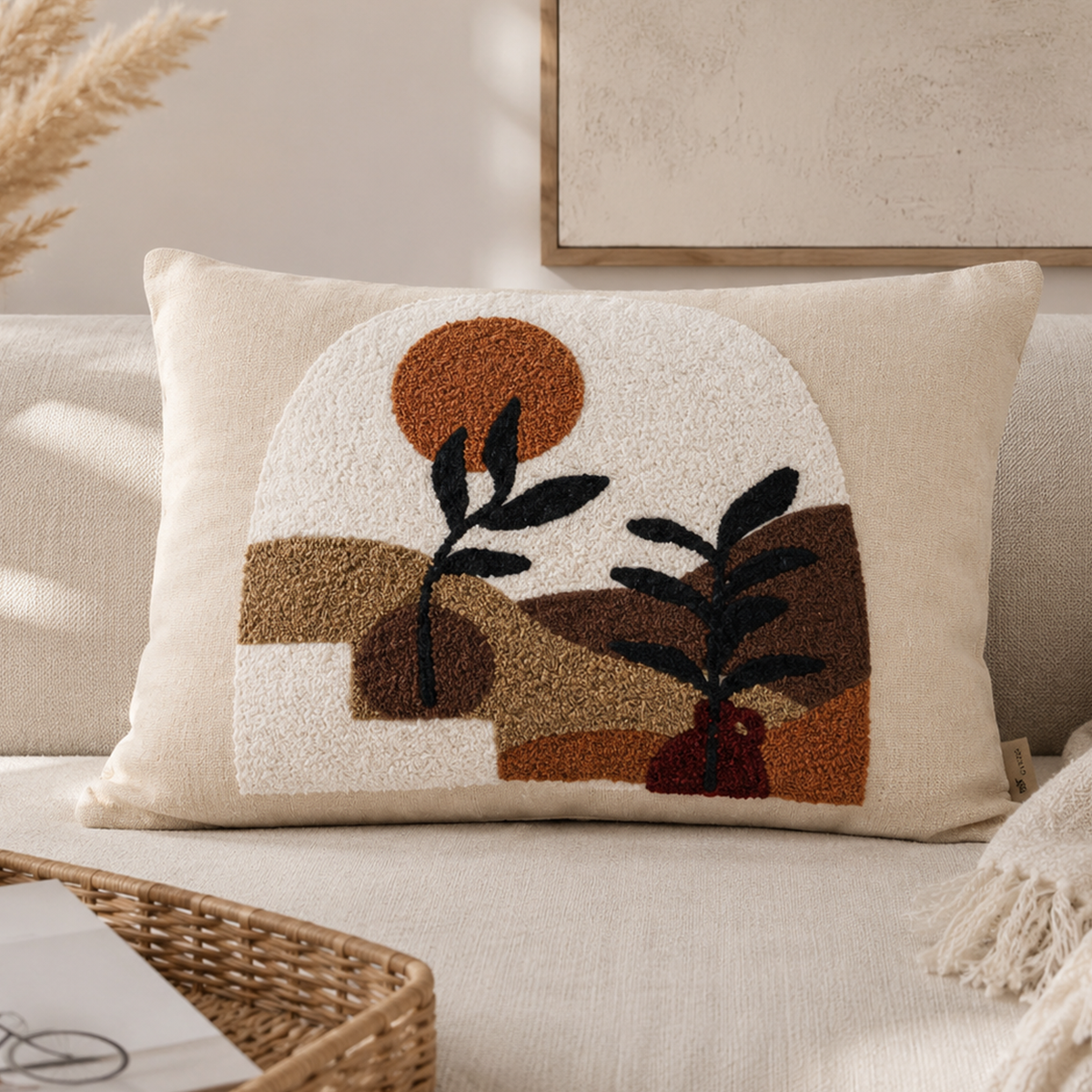 Sunset Valley Lumbar Cushion Cover