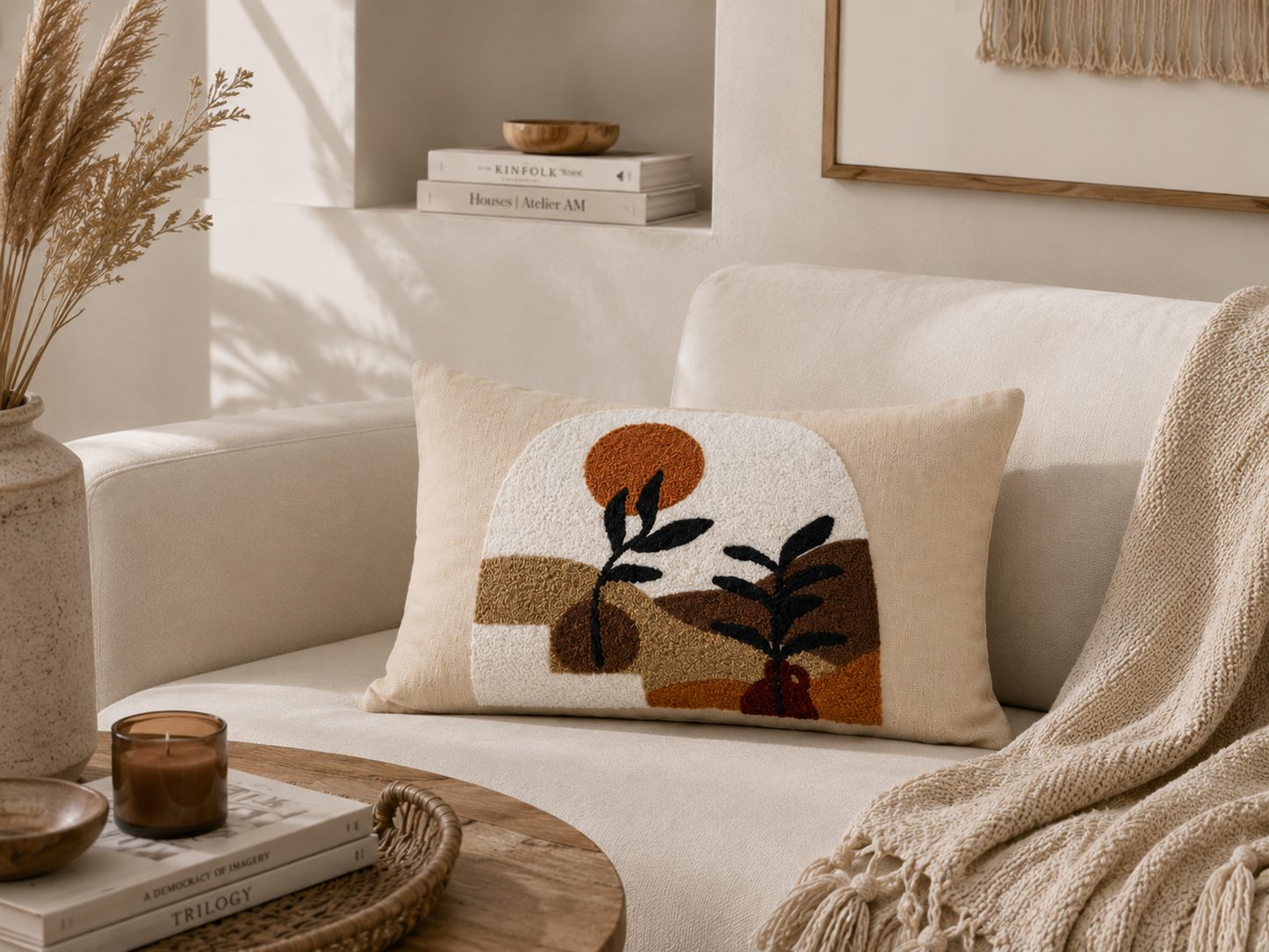 Sunset Valley Lumbar Cushion Cover