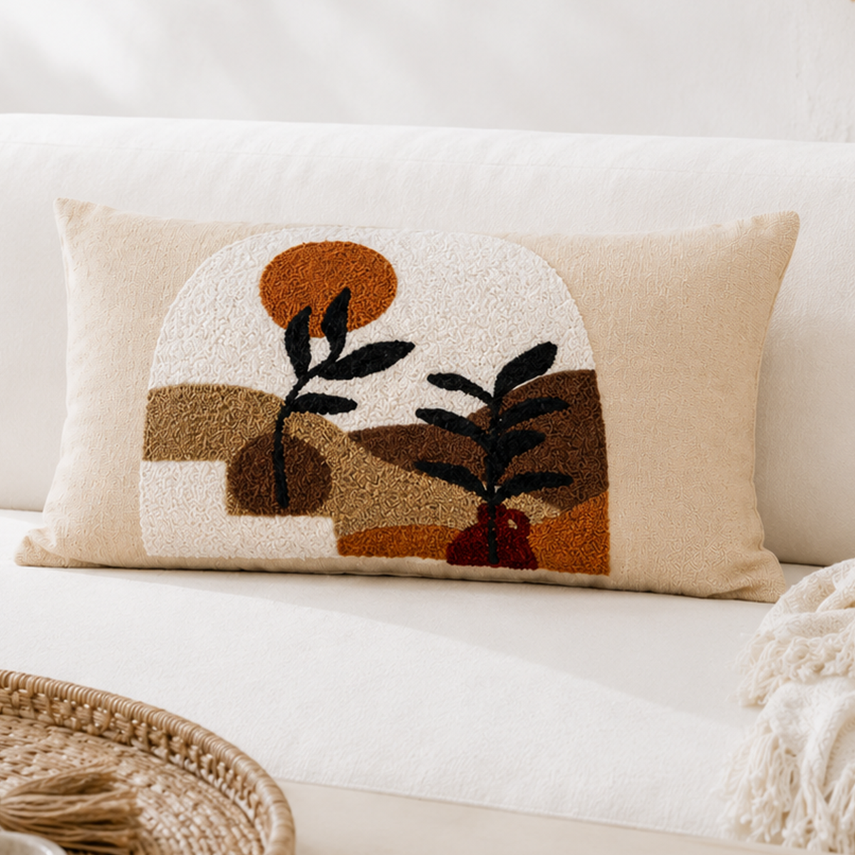 Sunset Valley Lumbar Cushion Cover