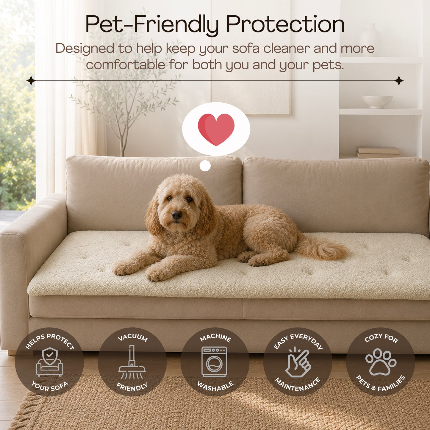 Teddy Sofa Topper